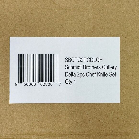 Schmidt Brothers Cutlery Delta Series 2 Piece Chef Knife Prep Set - Picture 3 of 3